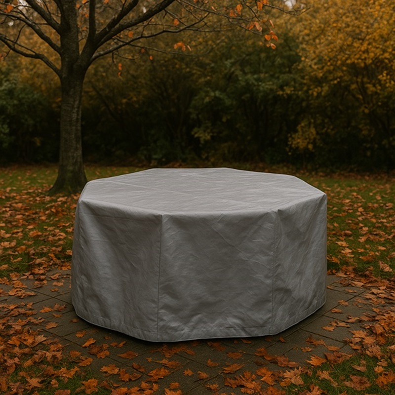 Housse sur mesure table octogonale